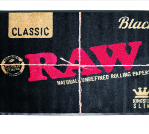 Raw Alfombra Suelo Black Large